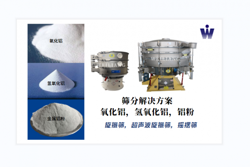 氧化鋁、氫氧化鋁、金屬鋁粉篩分案例